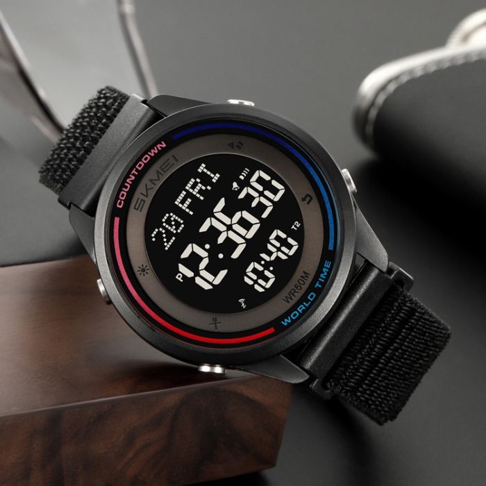 Годинники наручні 2412SBK SKMEI, BLACK