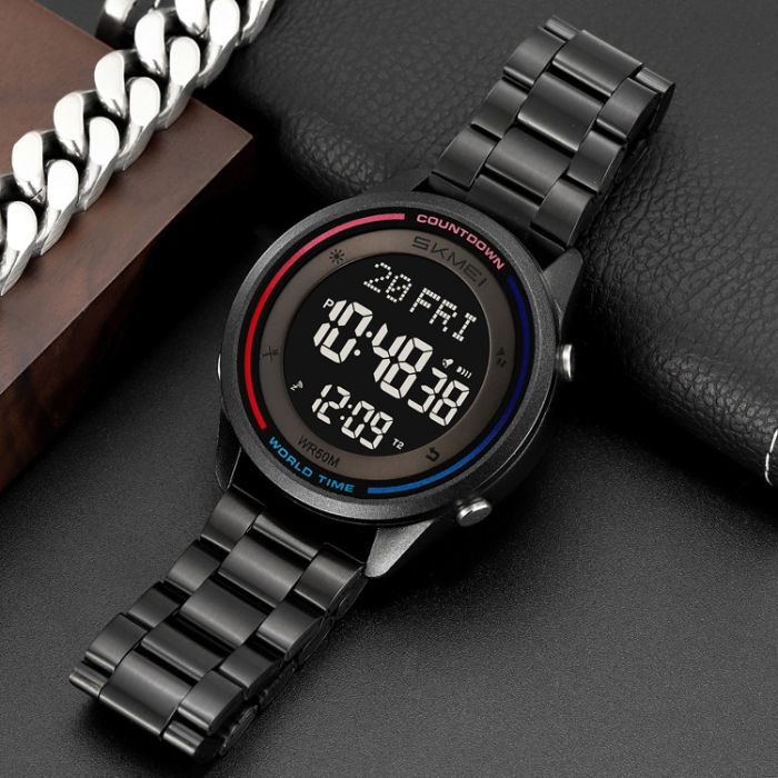 Годинники наручні 2412SBK SKMEI, BLACK