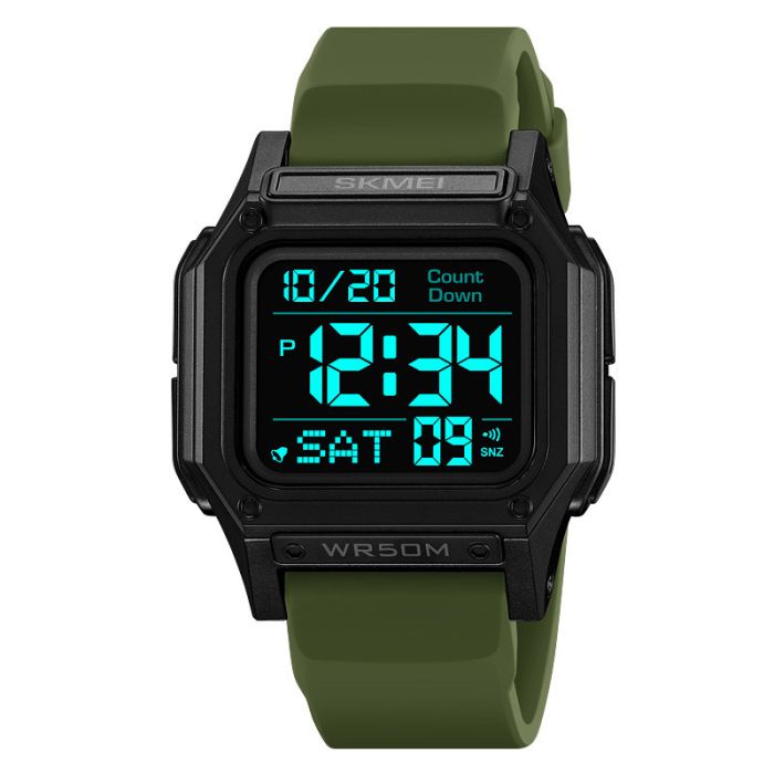 Годинники наручні 2537AG SKMEI, ARMY GREEN