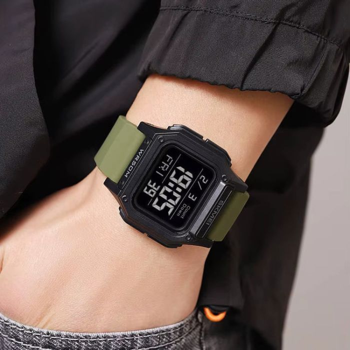 Годинники наручні 2537AG SKMEI, ARMY GREEN