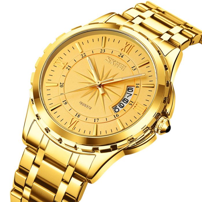 Годинники наручні 9069GDGD SKMEI, GOLD-GOLD