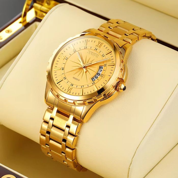 Годинники наручні 9069GDGD SKMEI, GOLD-GOLD