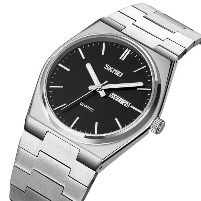 Годинники наручні 9288SIBK SKMEI, SILVER-BLACK
