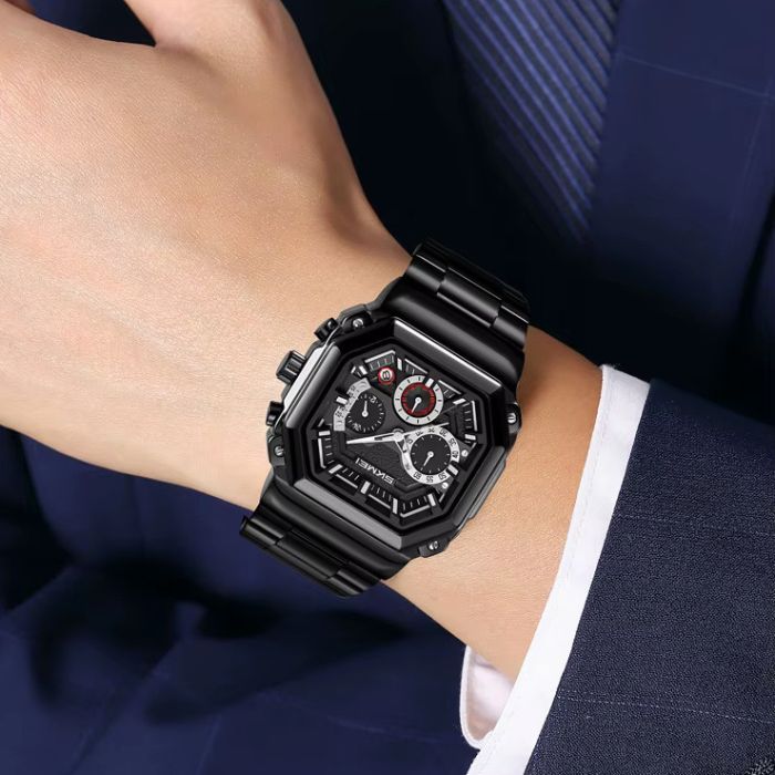 Годинники наручні 9359BK SKMEI, BLACK