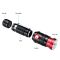 Ліхтар Police 736-T6, 1x18650, zoom, ЗП microUSB, Box