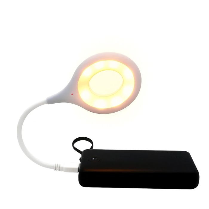 Портативна гнучка лампа КІЛЬЦЕВА 5V/2W (12 SMD) із живленням від USB