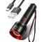 Ліхтар SY-2208-TG, 1 РЕЖИМ, Power Bank, 1x18650, ЗП Type-C, zoom, Box