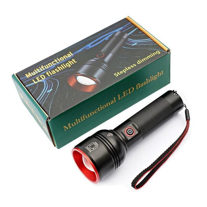 Ліхтар SY-2208-TG, 1 РЕЖИМ, Power Bank, 1x18650, ЗП Type-C, zoom, Box
