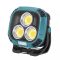 Ліхтар кемпінг W891-1-3COB(White+Yellow)+5SMD(Red), Power bank, 2x18650, ЗП Type-C, магніт, гачок