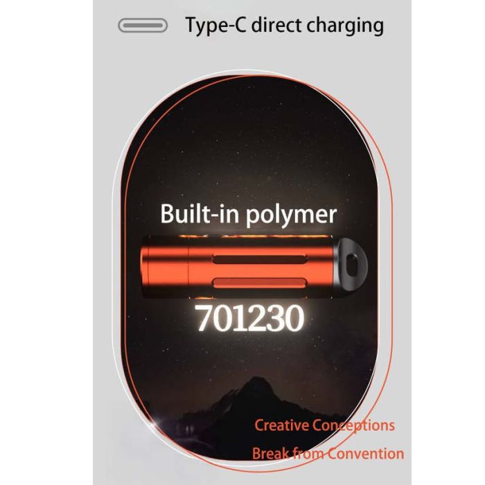 Ліхтар  AK205-TG, Li-Ion акумулятор, ЗП Type-C, zoom, Box
