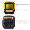 Ліхтар кемпінг W893-1-30COB(White+Yellow)+5SMD(Red), Power bank, 2x18650, ЗП Type-C, магніт, гачок