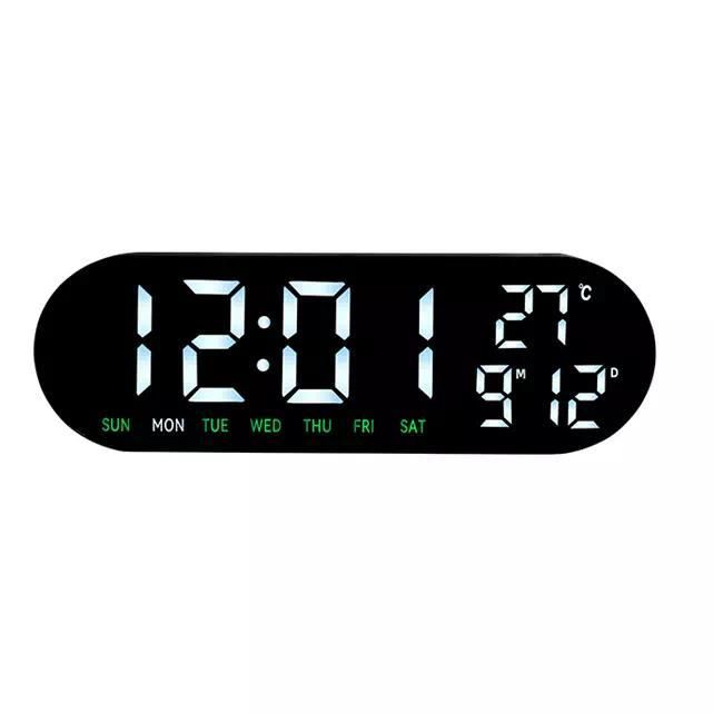 Годинник мережний VST-913-6, білий, температура, USB