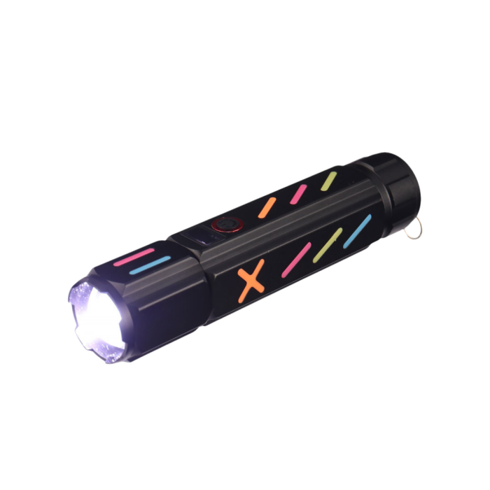 Ліхтар NIGHT VISION FLUORESCENCE 530 WHITE LASER LED PM30-TG, Power Bank, 1x18650, ЗП Type-C, zoom, Box
