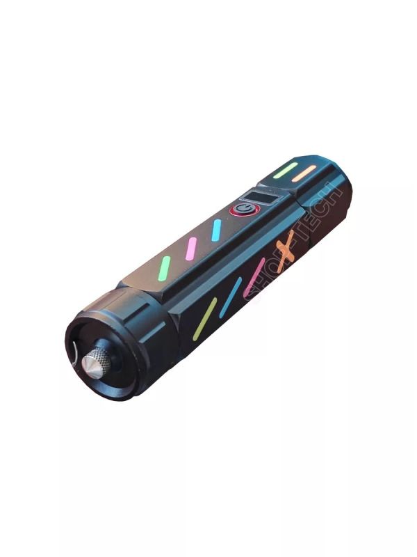Ліхтар NIGHT VISION FLUORESCENCE 530 WHITE LASER LED PM30-TG, Power Bank, 1x18650, ЗП Type-C, zoom, Box