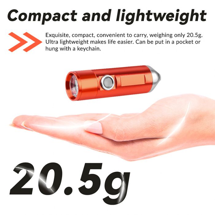 Ліхтар  AK205-TG, Li-Ion акумулятор, ЗП Type-C, zoom, Box