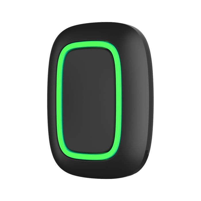 Бездротова тривожна кнопка Ajax Button S Jeweller black
