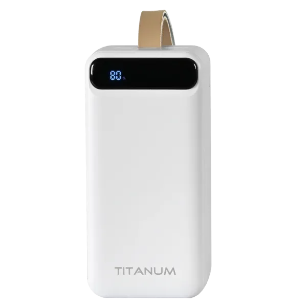 TITANUM 741S 22.5W White 50000mAh Повербанк