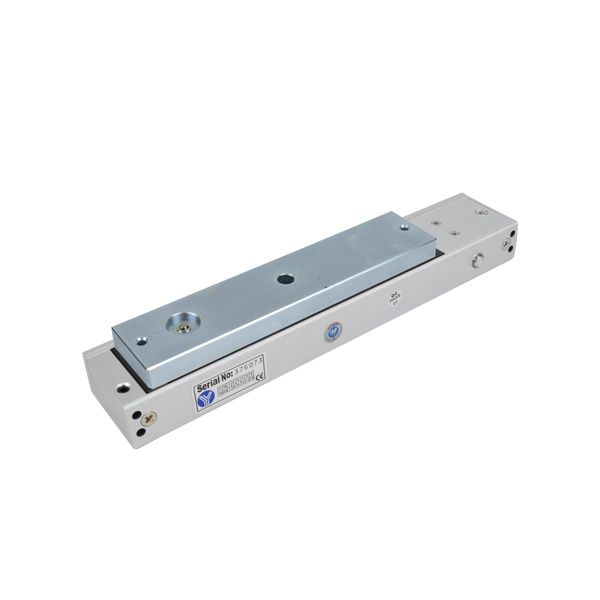Електромагнітний замок Yli Electronic YM-280N(LED)-DS зі світловою індикацією, датчиком стану замка і дверей для системи контролю доступу