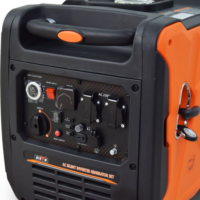 Інверторний бензиновий генератор BISON BS7500I максимальна потужність 5.5 кВт