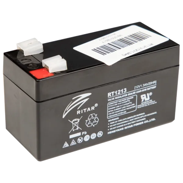 Ritar RT1213 1.3 А•г 12В Свинцево-кислотна акумуляторна батарея