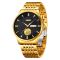 Годинники наручні 9309GDBK SKMEI, GOLD/BLACK