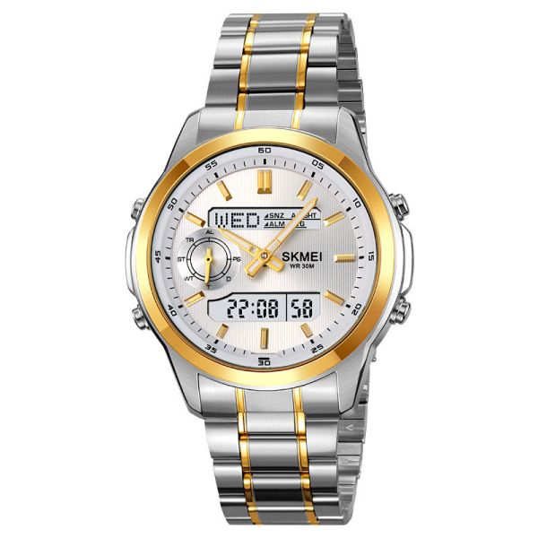 Годинники наручні 2284TGD SKMEI, SILVER/GOLD