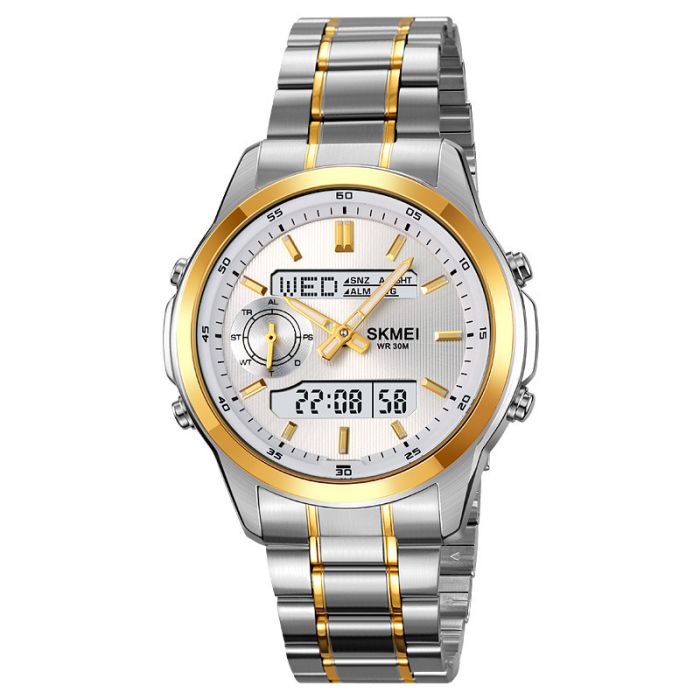 Годинники наручні 2284TGD SKMEI, SILVER/GOLD