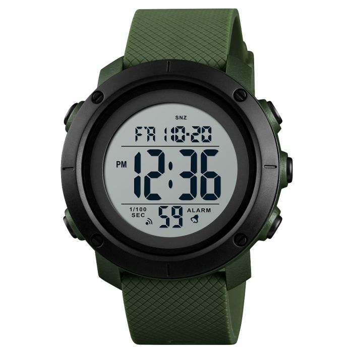 Годинники наручні 1426AGWT SKMEI, ARMY GREEN-WHITE