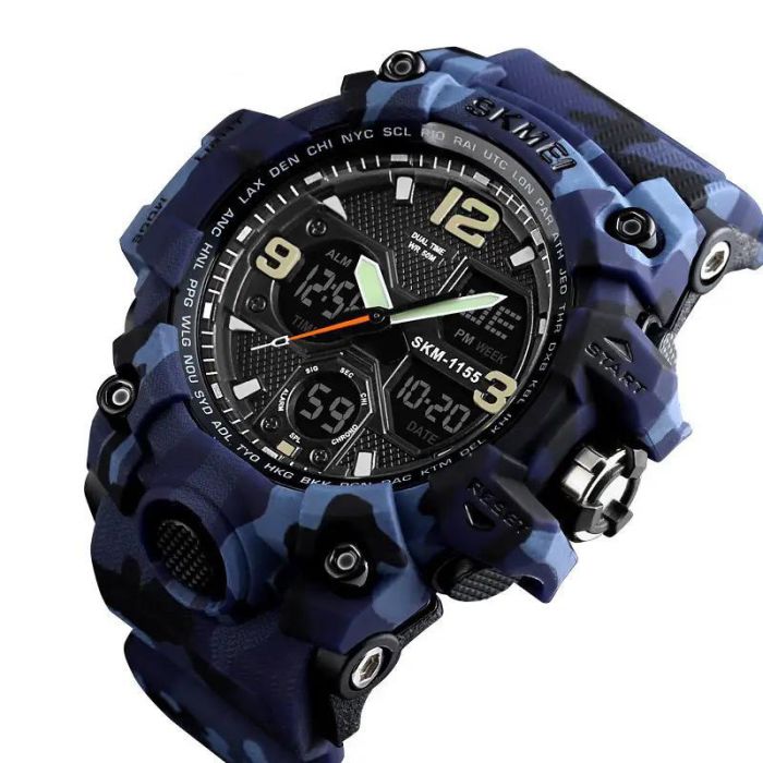 Годинники наручні 1155BCMBU SKMEI, BLUE CAMO