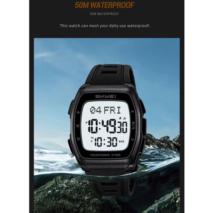 Годинники наручні 2441BKWT SKMEI, BLACK/ WHITE