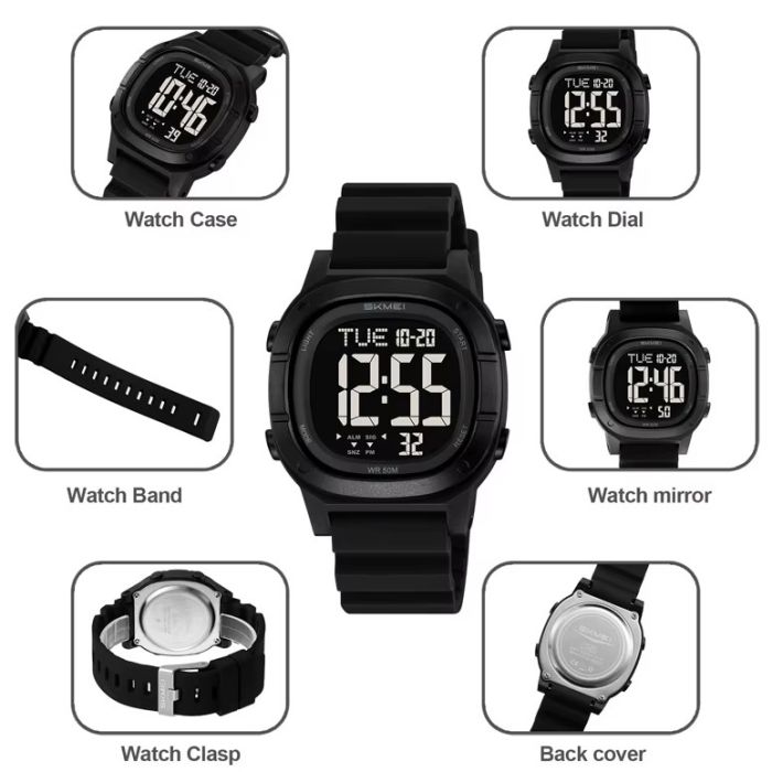 Годинники наручні 2483BK SKMEI, BLACK