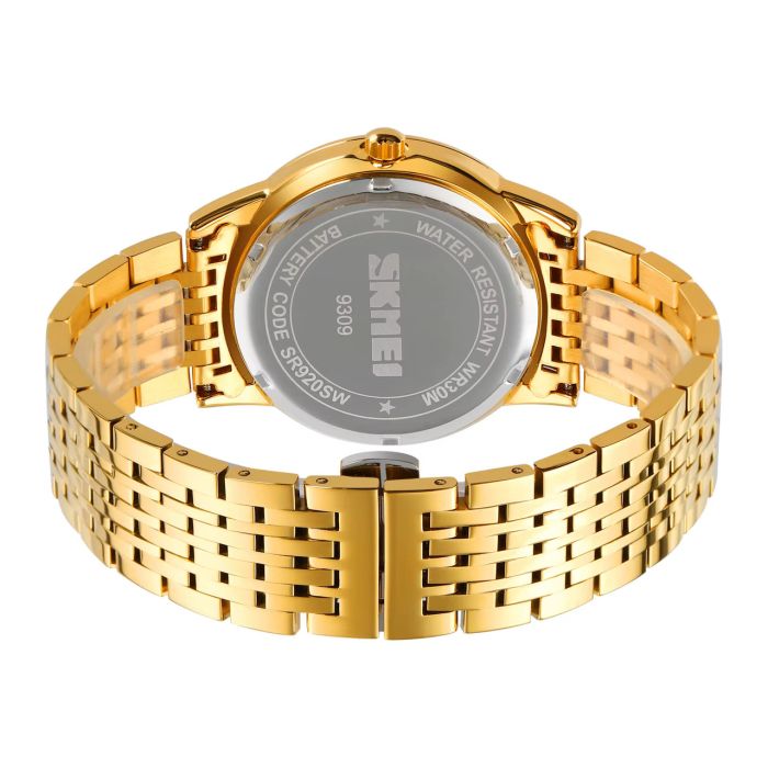 Годинники наручні 9309GDBK SKMEI, GOLD/BLACK