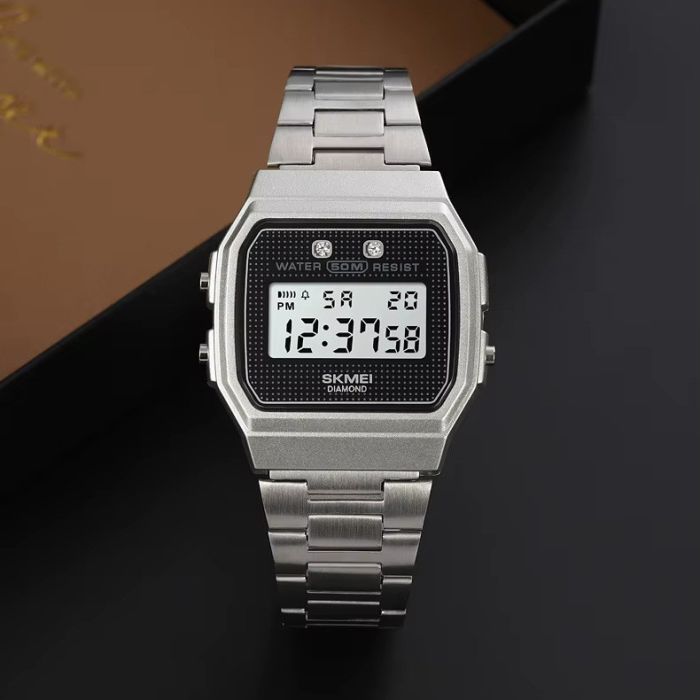 Годинники наручні 1952SSI SKMEI, SILVER-STEEL BELT