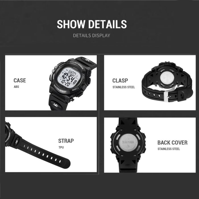Годинники наручні 2164BKWT SKMEI, BLACK-WHITE