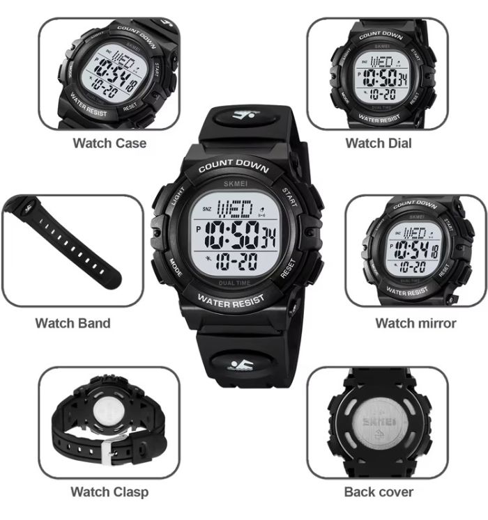 Годинники наручні 2164BKWT SKMEI, BLACK-WHITE