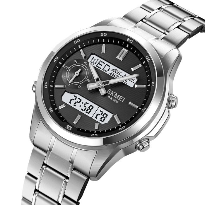 Годинники наручні 2284SIBK SKMEI, SILVER/BLACK