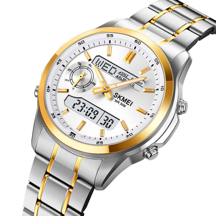 Годинники наручні 2284TGD SKMEI, SILVER/GOLD