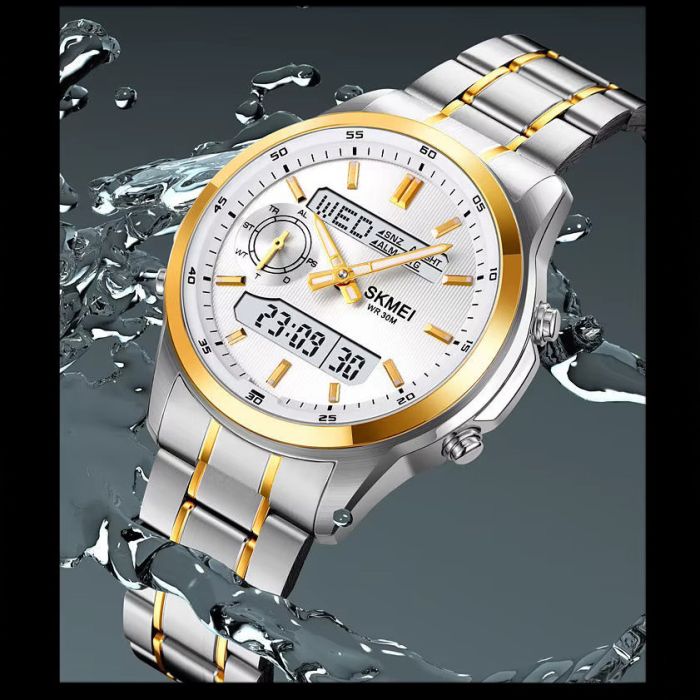 Годинники наручні 2284TGD SKMEI, SILVER/GOLD