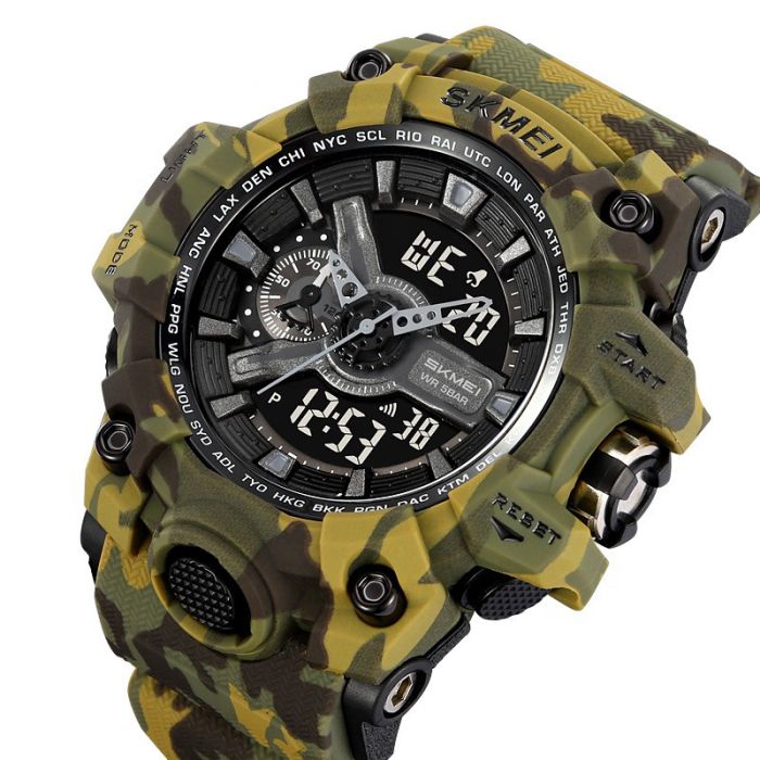 Годинники наручні 2396CMGN SKMEI, ARMY CAMOUFLAGE