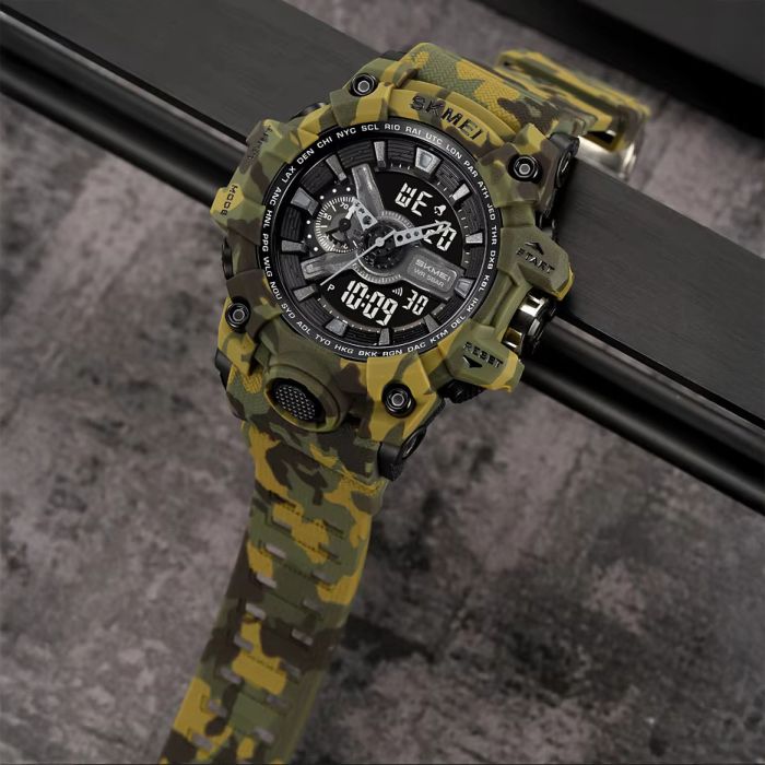 Годинники наручні 2396CMGN SKMEI, ARMY CAMOUFLAGE