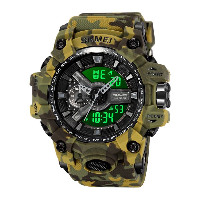 Годинники наручні 2396CMGN SKMEI, ARMY CAMOUFLAGE
