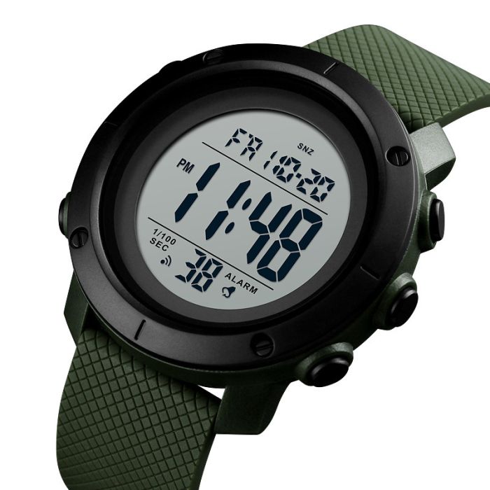Годинники наручні 1426AGWT SKMEI, ARMY GREEN-WHITE