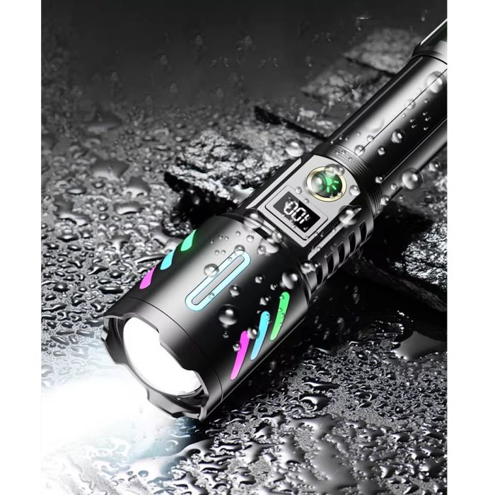 Ліхтар NIGHT VISION FLUORESCENCE W514/1143-WHITE LASER LED PM10-TG, 1x26650, Power Bank, ЗП Type-C, zoom