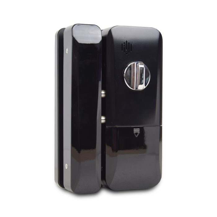 Smart замок ZKTeco GL300 left для скляних дверей зі сканером відбитку пальця і зчитувачем Mifare