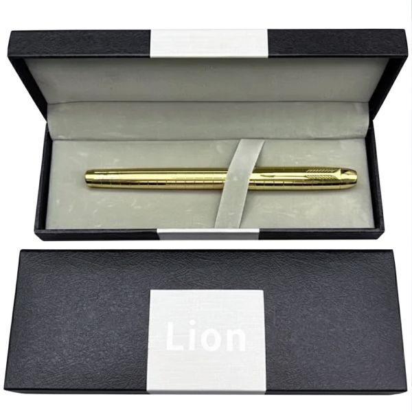 Подарункова ручка в коробці Lion (золота) 870