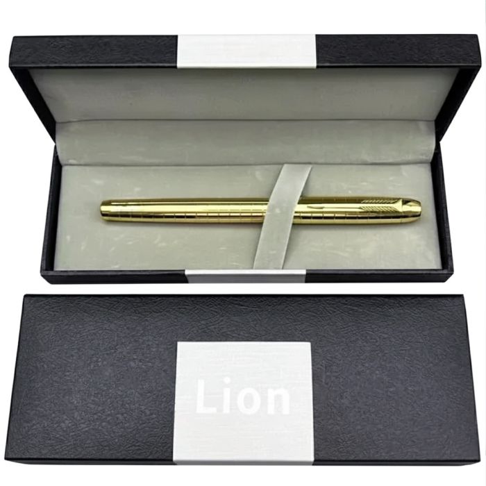 Подарункова ручка в коробці Lion (золота) 870