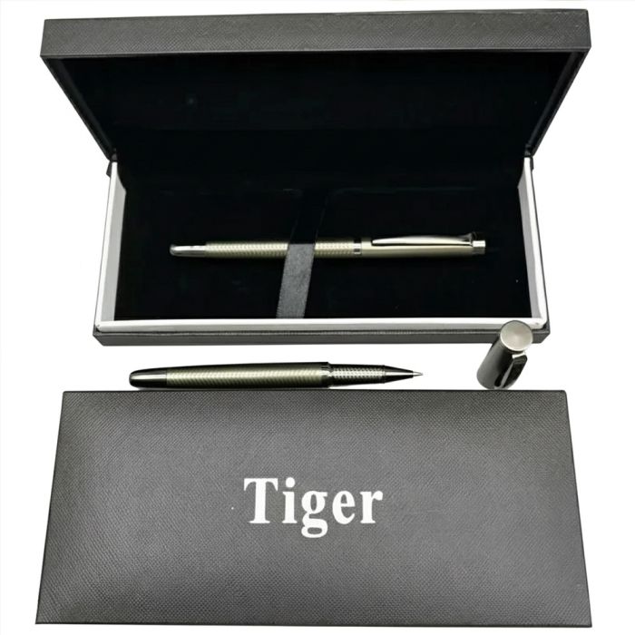 Подарункова ручка ролерна Tiger у футлярі (металік з візерунком) 3669