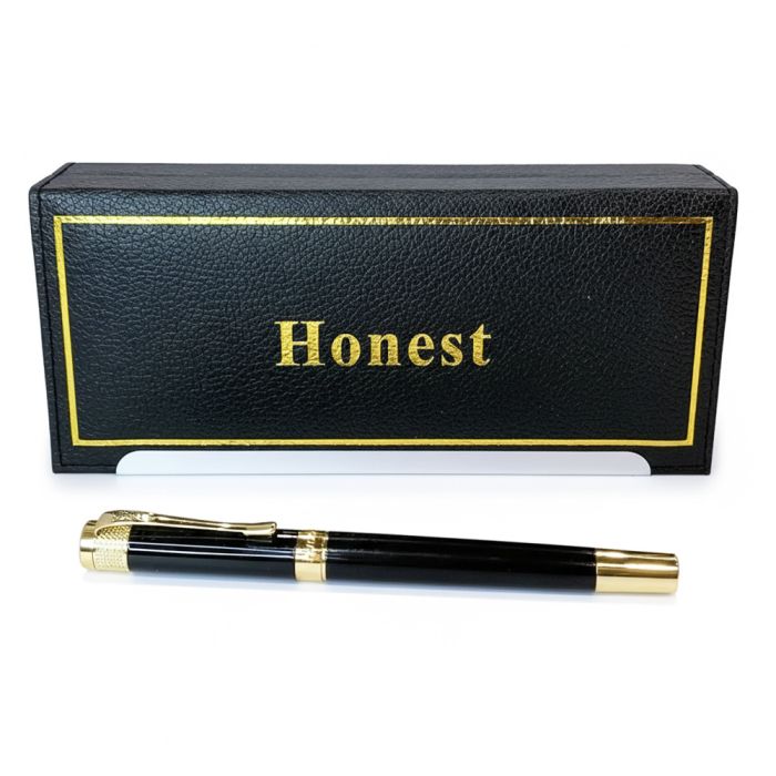 Подарункова ручка кулькова Honest 3232 чорна