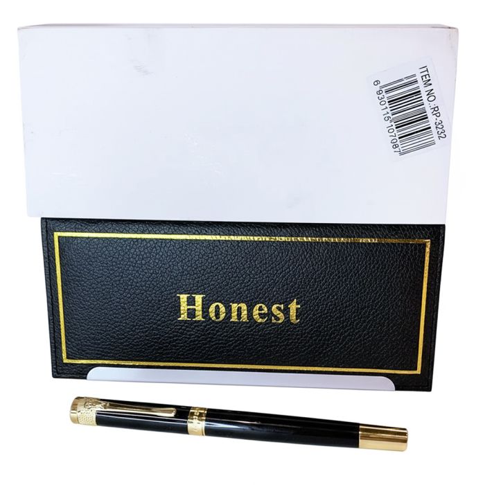 Подарункова ручка кулькова Honest 3232 чорна