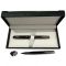 Кулькова ручка в подарунковому футлярі, металева (хром) Honest 906
